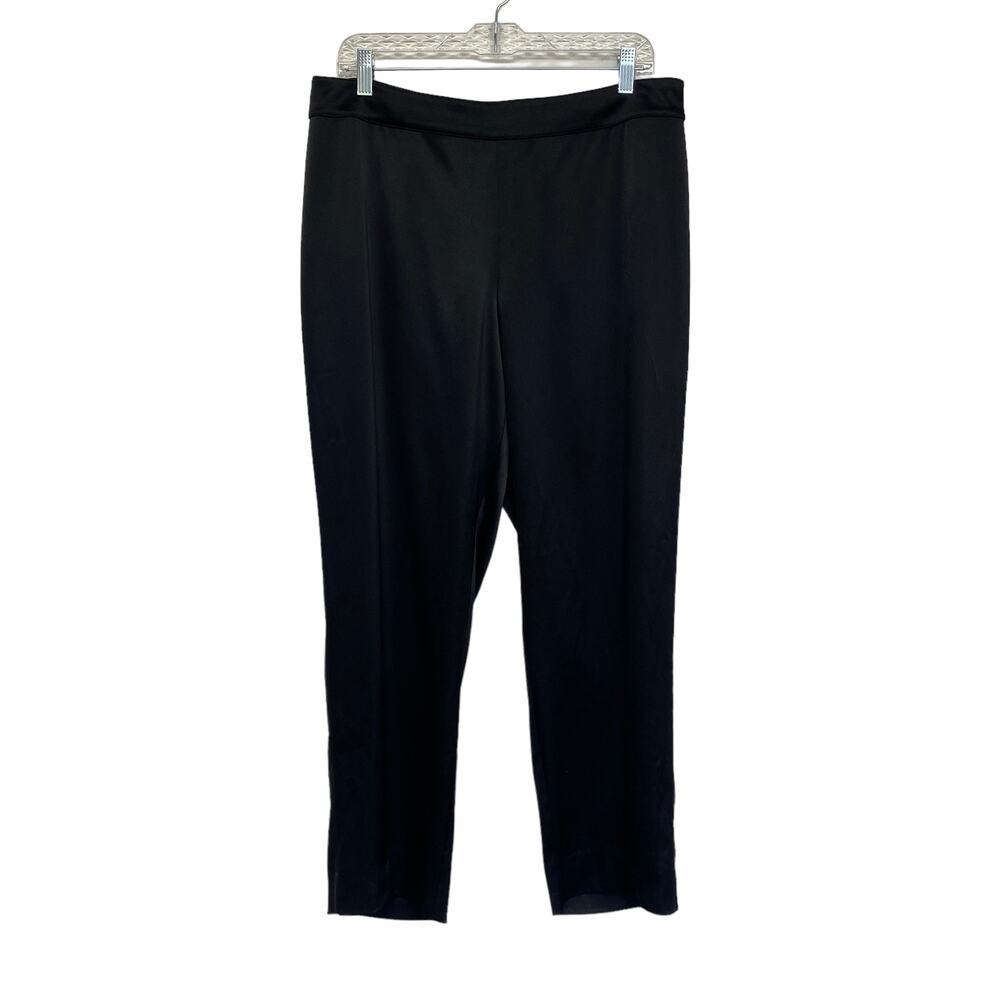 St John Caviar Womens Size 12 Emma Black Trouser Pants
